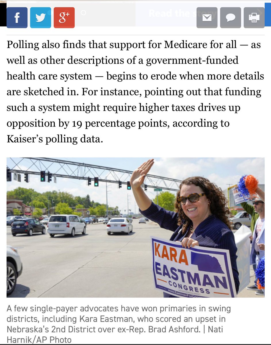 If Ryan and Berners won’t openly recognize the gapping holes in popularity Medicare for All has- they can’t work on flipping public perception Elected elected officials who ran on M4All where more vulnerable than those who just ran on just simply fixing healthcare