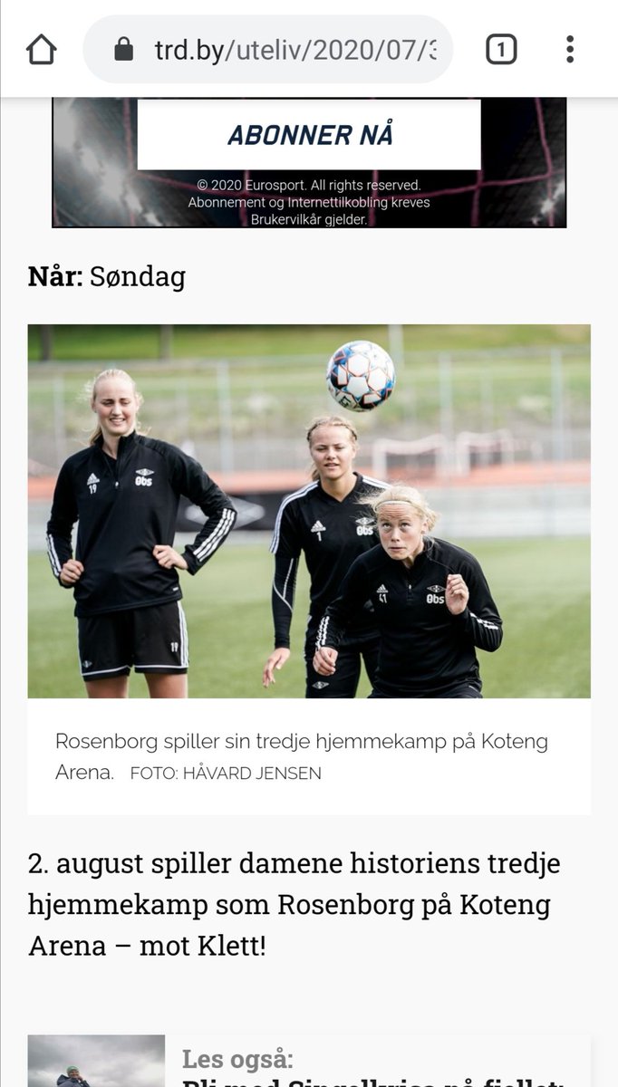 Setter 50.000 på RBK-jentene i helga om det er slik at de møter KLETT.