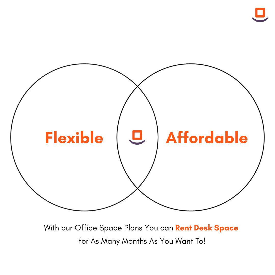 InstaOfficeapp's tweet photo. If we were to define ourselves, we'd be the perfect overlap of flexibility & affordability. This Venn Diagram couldn't be more fitting to our philosophy! 🤗
*
*⠀
Book a One Day Pass. Call/ WhatsApp- 9958563555 or visit https://t.co/Yti0tZFPDU
#elasticworkspaces #instaoffice https://t.co/V298iCOoYh