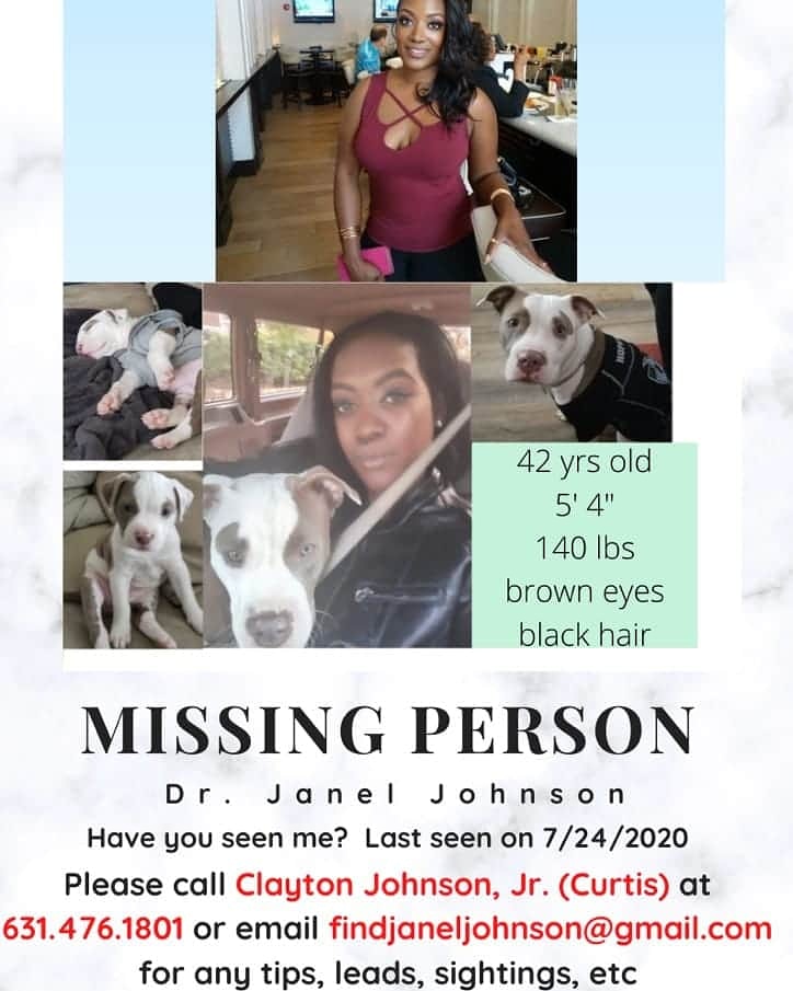 Glare_huxtable's tweet photo. MISSING PERSON ALERT! Dr. Janel Johnson is a molecular gentecist She has been one of the most vocal advocates for boosting African American participation in the study of neurological disorders. 
 We need to get her back

#FindJanelJohnson  
FindJanelJohnson@gmail.com https://t.co/AWQnrWfOtP