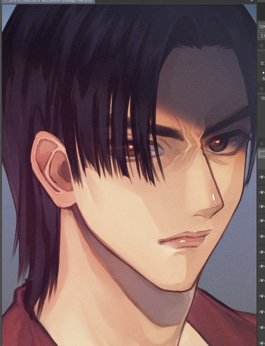 襟足が見えてなかったので分かりにくかった…すみません! 