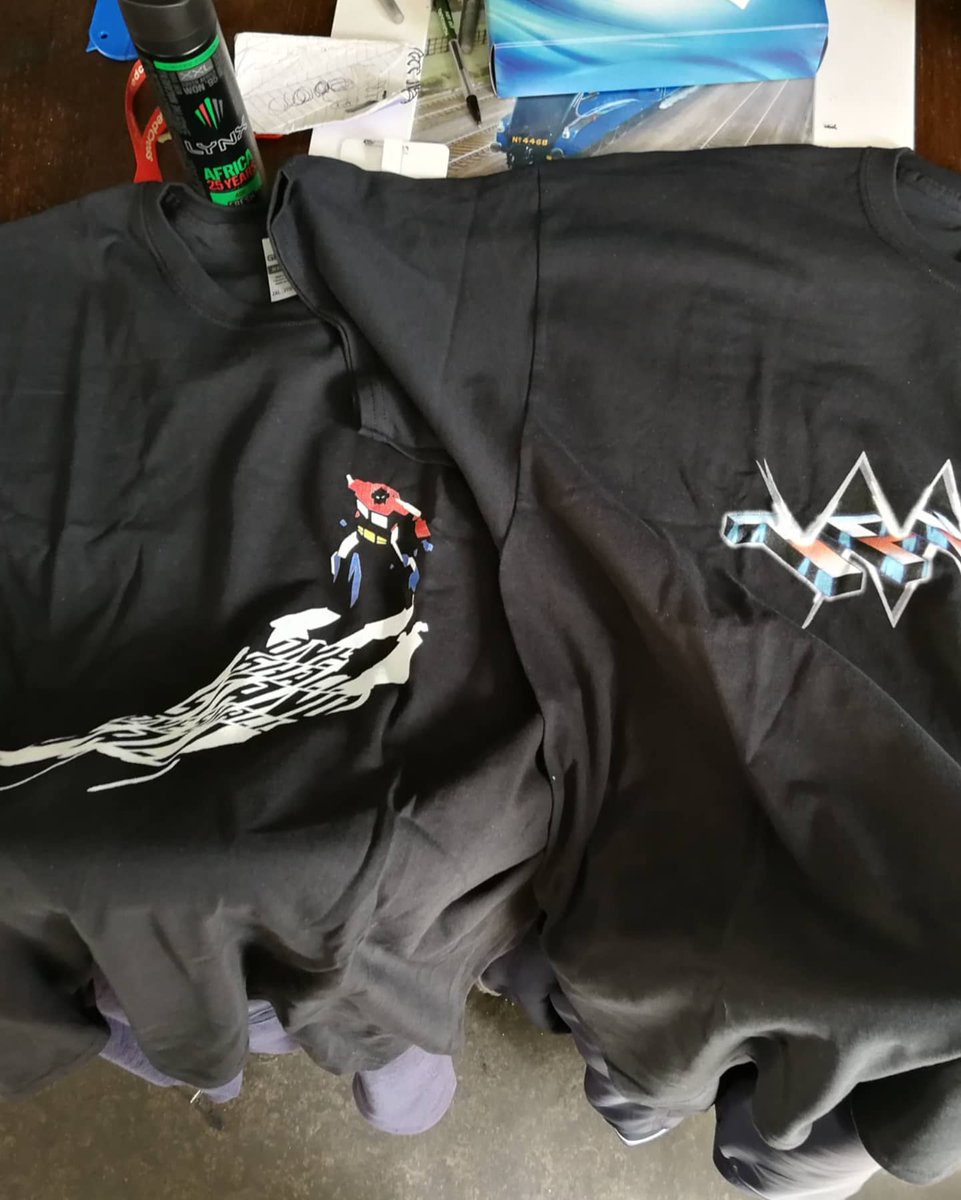 JohnK_1989's tweet photo. My new T-shirts that I got from TFNation. (From More Than Merch The Eye).
#Transformers #G1Transformers @tfnationltd #TFNation #OneShallStandOneShallFall https://t.co/ZtQRPWUTnh