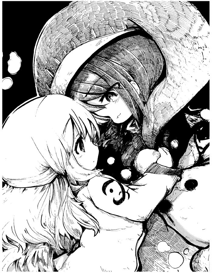 ドレミーさんとサグメ様。このお二人のお話をいつか何か描いてみたいところ 