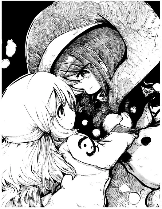 ドレミーさんとサグメ様。このお二人のお話をいつか何か描いてみたいところ 