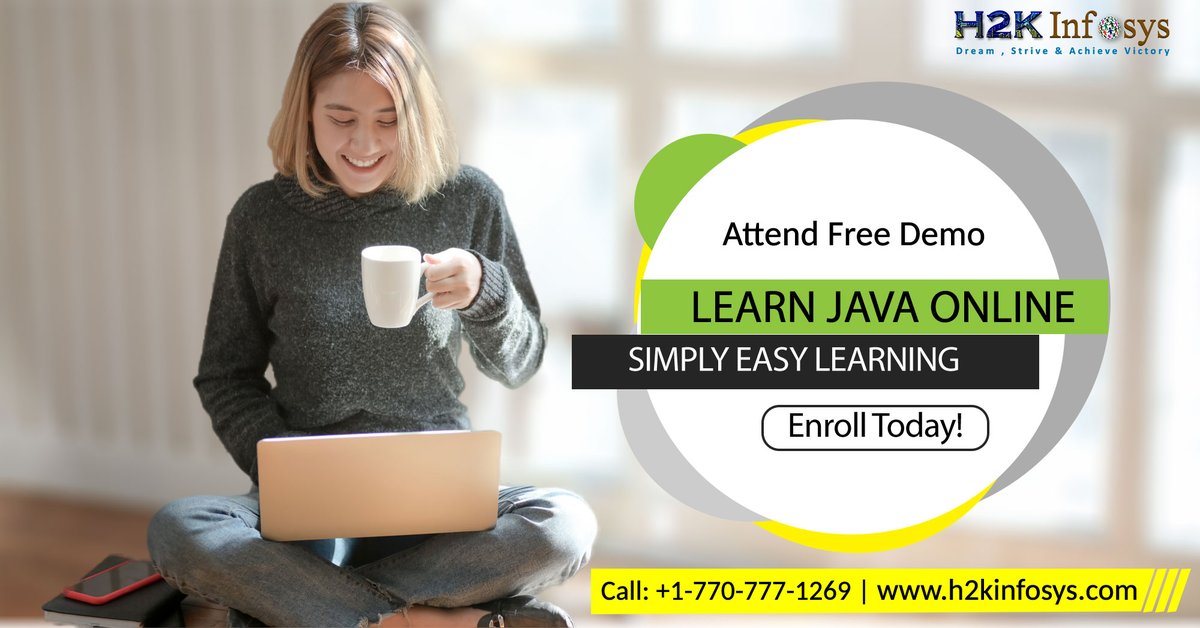 h2kinfosys's tweet photo. When you have completed the Java Online Course, the scope for the job opportunities is high. 

Get More Info:
Call: +1 770-777-1269
Email: training@h2kinfosys.com
Visit: https://t.co/ItoCC0CuZJ

#JavaCourseOnline #JavaTraining #JavaProgramming #LearnJavaOnline https://t.co/4d9zO4sIal