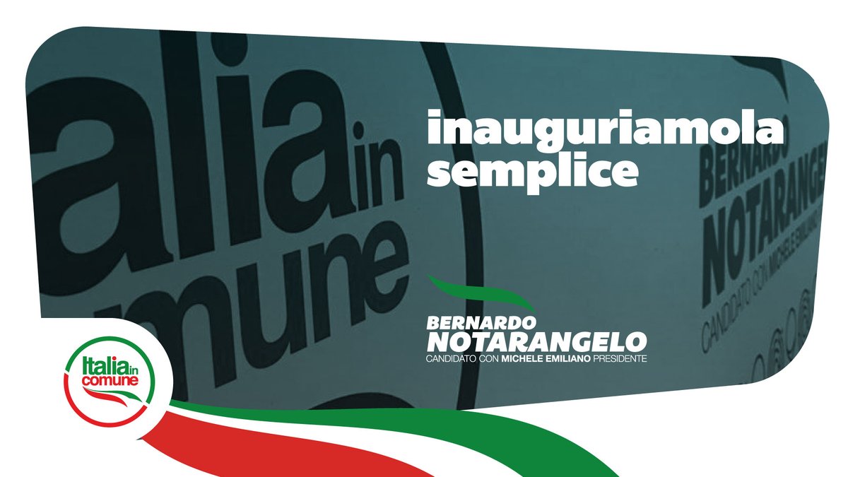 NotaBernardo's tweet photo. Un luogo in cui poter confrontarsi, ascoltare le istanze delle diverse categorie, cercare soluzioni.
Inauguriamo il comitato di corso Umberto I, 120 a Putignano. Ti aspetto venerdì 31 luglio alle ore 19. 
#facciamolasemplice https://t.co/drwyRVcGcm