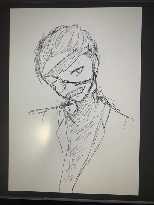 みんな好きなやつ描いてる、ラフばっかり 