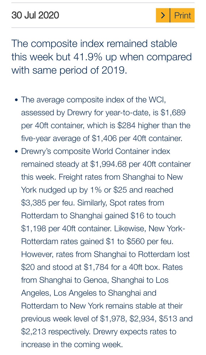 10xocean1's tweet photo. #drewry #spotmarket #oceanfreight #spotrate https://t.co/lmGTIjbWVP