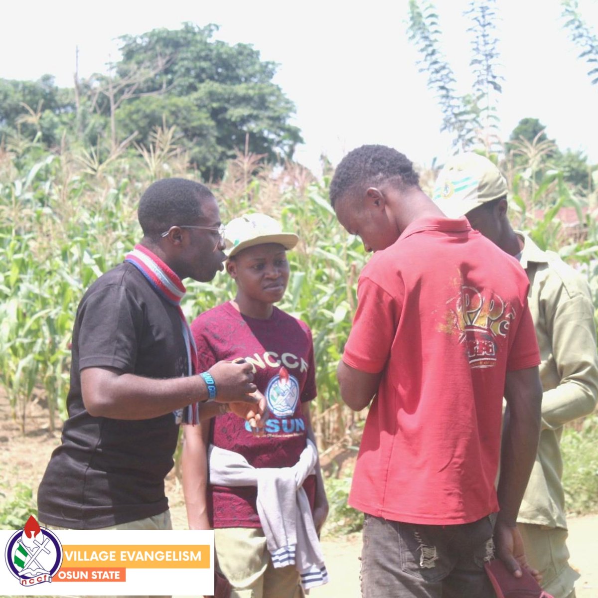 NCCFOSUN's tweet photo. Day 7
And your feet shod with the preparation of the gospel of peace.Ephesians 6:15
#VillageEvangelism
#HisMarvellousLight
#Ilesa
#nccfosun https://t.co/Nc5bZwPMn0