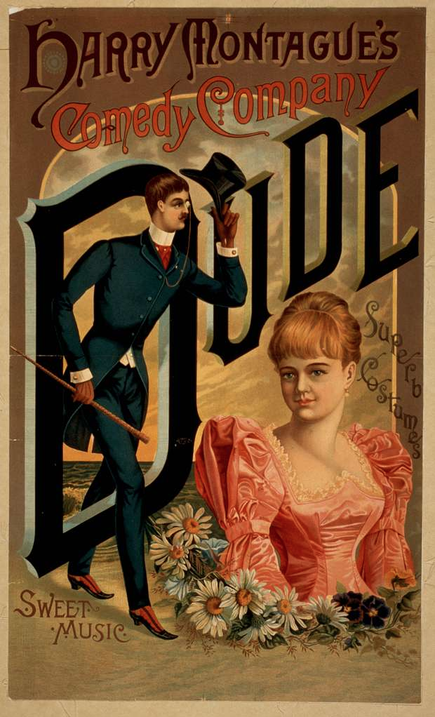 I've spent the last hour browsing through an archive of nineteenth-century theatre posters, and now I want to cover my office walls with them. They're magnificent!(c.1890s)