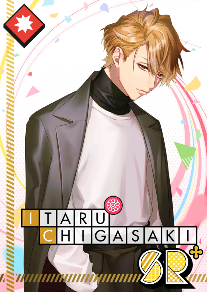 Itaru:His hugs are awkward, he's never really sure where to put his arms and how to act but once he works out what to do he's really calming. He doesn't push you to talk and you can just sit there and watch him play video games, it's really cute. He actually smells good fight me