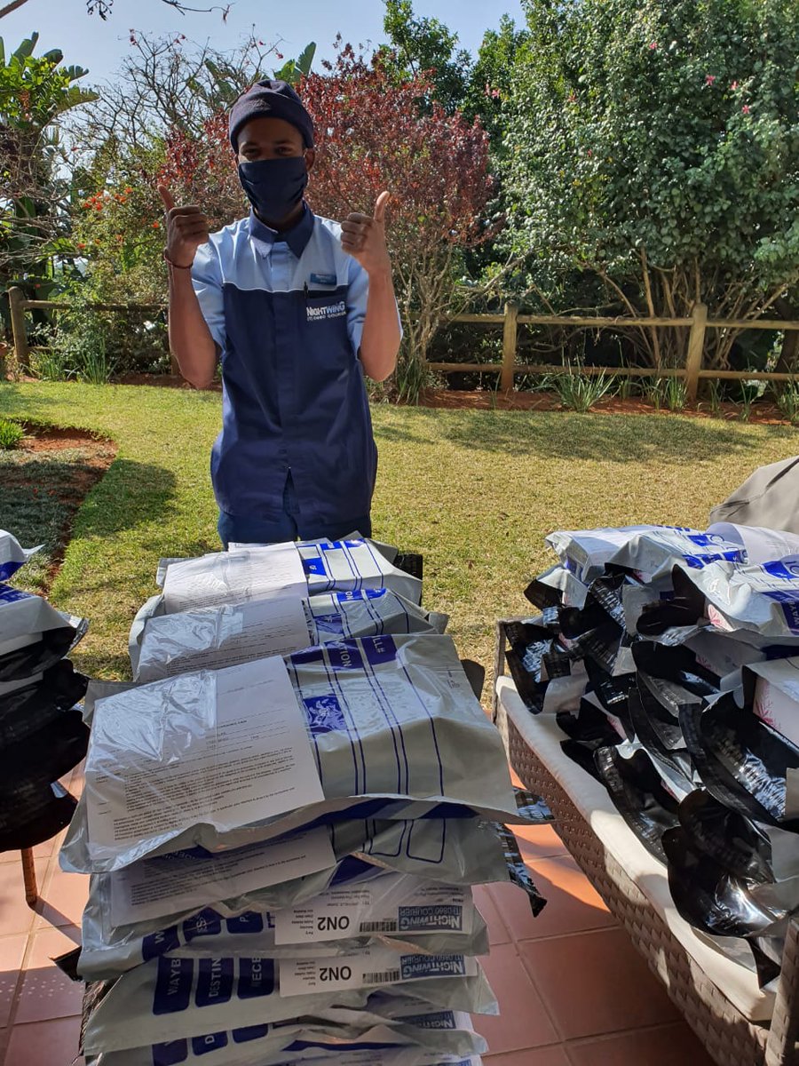 PromoteComm's tweet image. All our @3SixtyBiomed @SalomeRange packages on their way to help #BreakTheSilence thanks to @NightwinG_SA