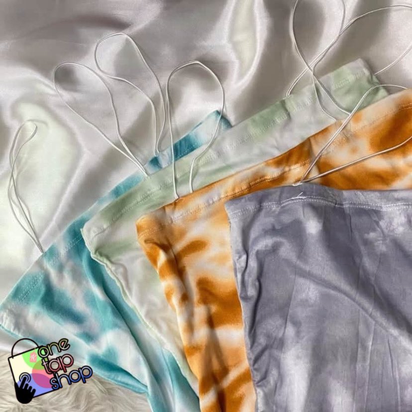 TeenCloset's tweet photo. Tie dye string bandeau❤️

Cotton Spandex
Freesize (Fits up to semi large) 
Grab yours now‼️

💰140 https://t.co/UFCbS0HnVR