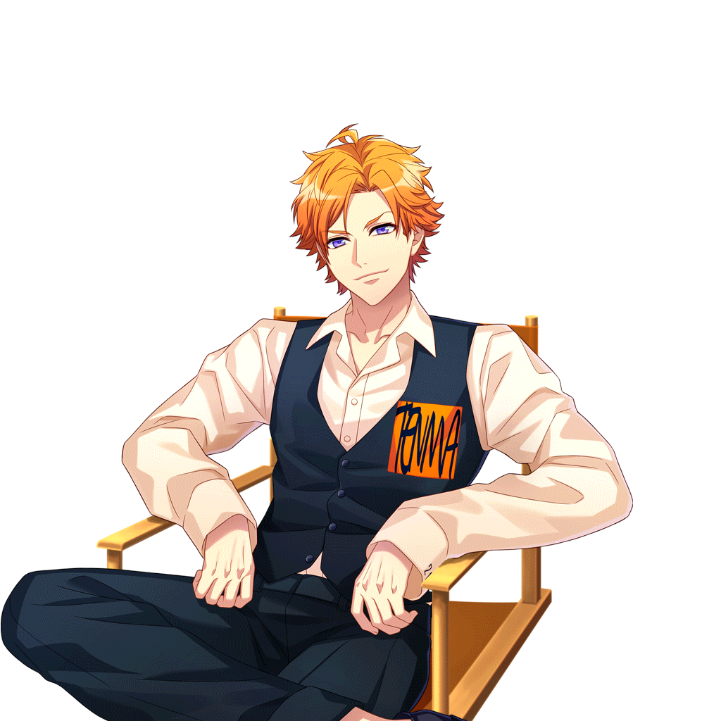 Tenma:He is a very awkward hugger. He doesn't know what to do and will likely freeze and let you cling to him for as long as you need. The whole time he's a still as a statue. But if you really need it he'll awkwardly rub circles on your back. He's trying his hardest.