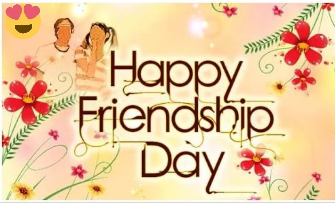 Friendship is like a bank in which u have to Deposit love, sympathy, trust, help & joy. and as Interest you will get comapanion for lifetime! Happy Friendship Day😍