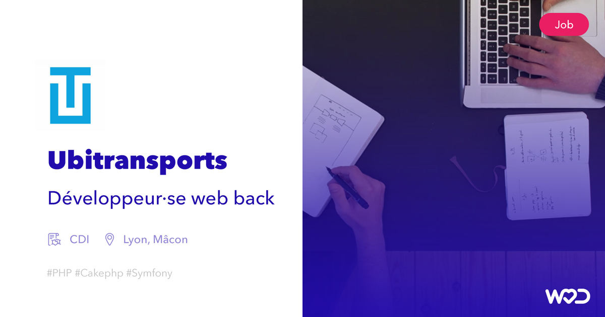 welovedevs's tweet photo. 🚨 Woop woop ! @ubitransport recherche un·e développeur·peuse #webback fan de #PHP, #Cakephp et #Symfony ! Disponible à Mâcon et Lyon 👌
L'annonce 👉https://t.co/4OaoqTsKjY https://t.co/MowmKPRVXL