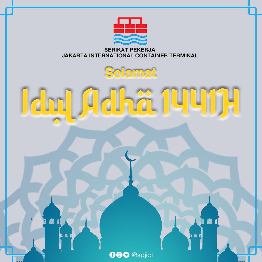 SPJICT's tweet photo. "Qurban adalah simbol perjuangan menggapai kebaikan hidup. Barang siapa berani mengorbankan apa yang paling dicintainya untuk kebaikan hidup banyak orang, itulah makna sesungguhnya dari ber-qurban"

Selamat Idul Adha 1441 H

-SP JICT- https://t.co/lUAI0m612r