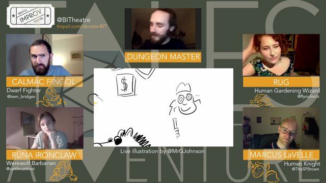 BITheatre's tweet photo. Tales of Adventure are back this Friday with another daring adventure, what will our heroes face next? Tune in at 8pm to find out, in the meantime why not refresh your memory with this great highlight from the last show: https://t.co/pepgKr1UM2

#dungeonsanddragons #bristol #show https://t.co/Jrj9zS124D