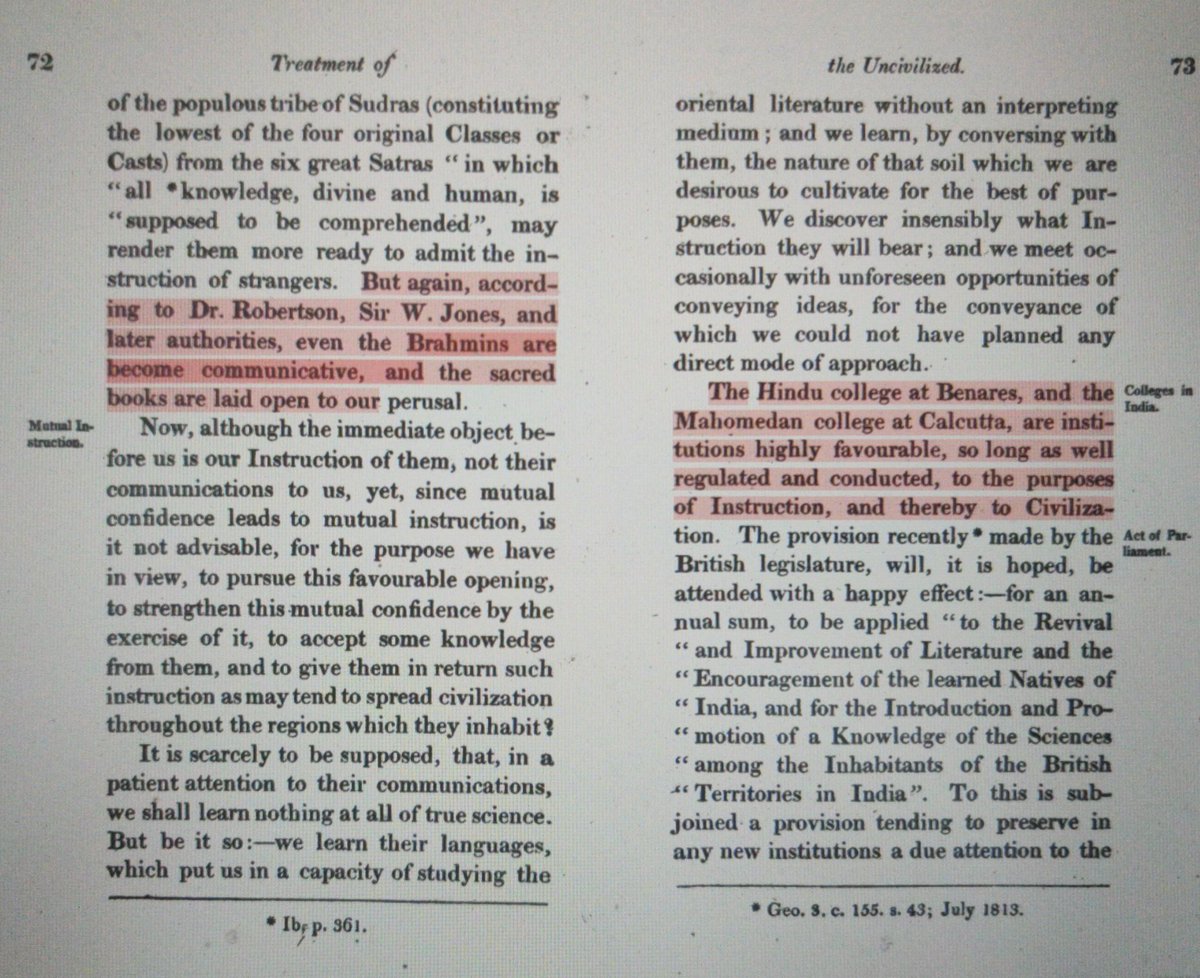 They were able to find few communicative Hindus open for scrutiny of Hindu literature.Children were targeted for 'Christian Civilization'11/n