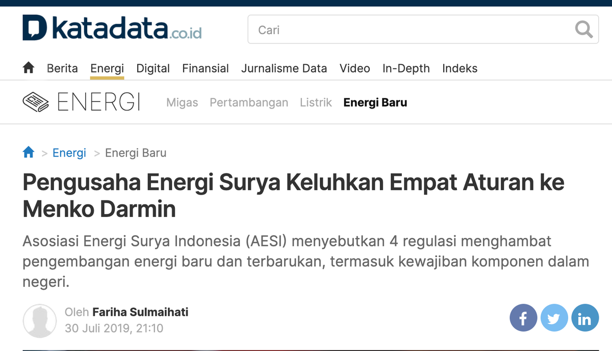 [#4] Dorong policy reforms yang mendorong pertumbuhan energi terbarukan. Cabut subsidi energi berbasis fosil (termasuk DMO batu bara). Revisi aturan yang membuat energi surya tidak kompetitif, termasuk local content requirement. Distribusi risiko eksplorasi geothermal dsb.