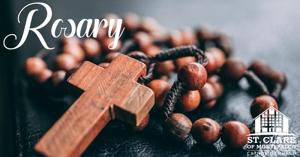 stclarem's tweet photo. Join us for the Rosary tonight at 8:30 PM LIVE on our Facebook page. 
https://t.co/wNoGTFA5E3 https://t.co/TQIEe8FuGt