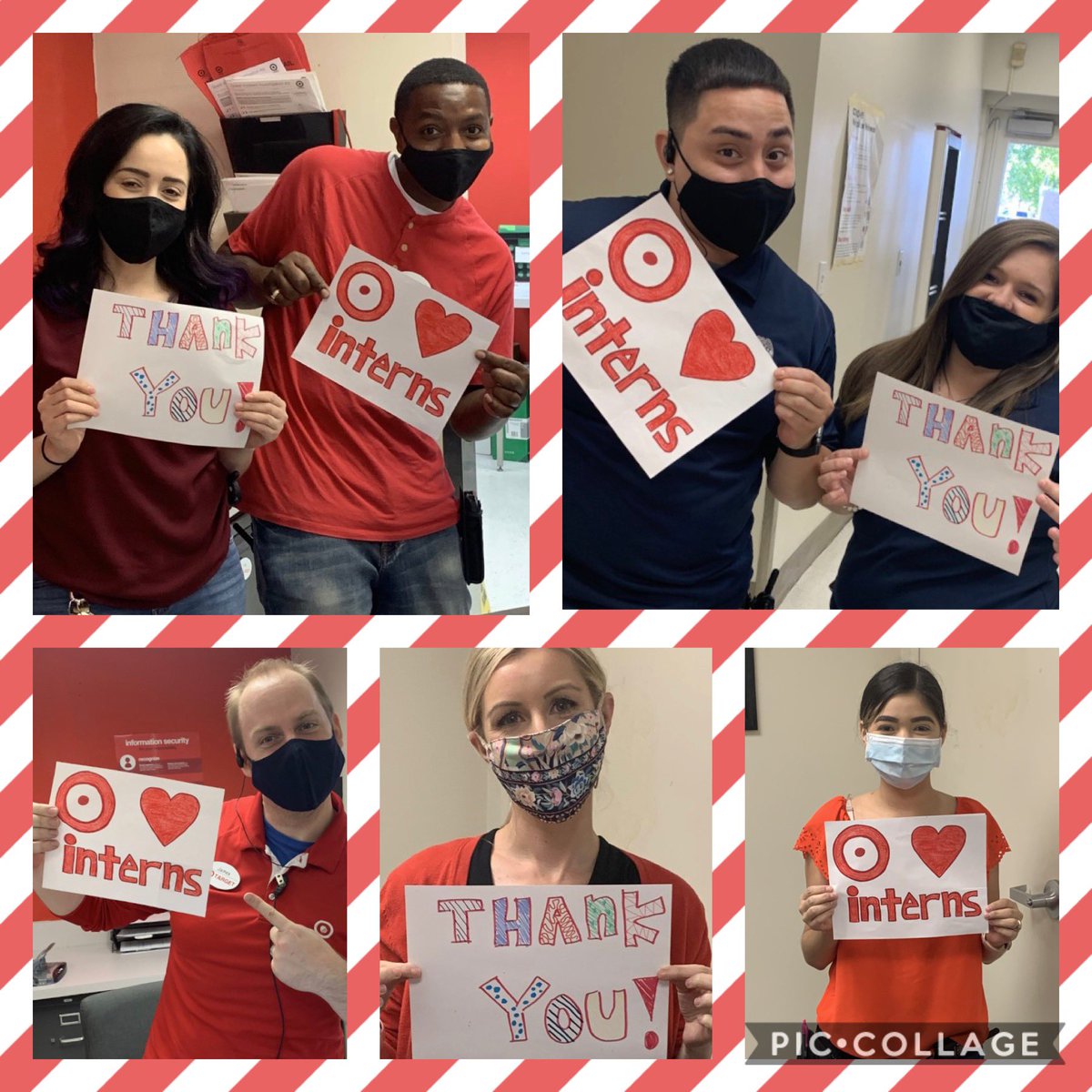 T1384 team showing love &amp; appreciation to our Intern on National Intern Day! #Targetinterns <a href="/salamlazkani/">salamlazkani</a> <a href="/ginajoosten/">Gina Joosten</a> <a href="/MercedesMagal12/">Mercedes</a> @lizfromtarget <a href="/GabrielCraig10/">Gabriel Craig</a> @Erica4tgt <a href="/Cinn1384/">Cinthya Ramirez</a>
