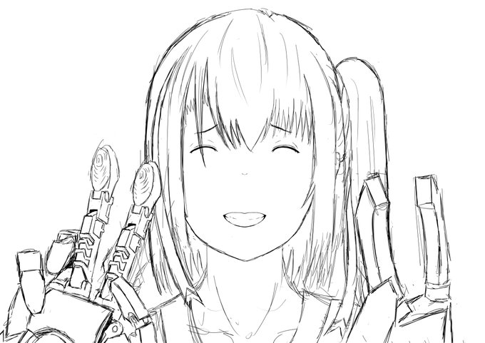 うちのこ1時間ドローイング 三日目

多分絶対やらないポーズ(ダブルピース)描いてみた! 