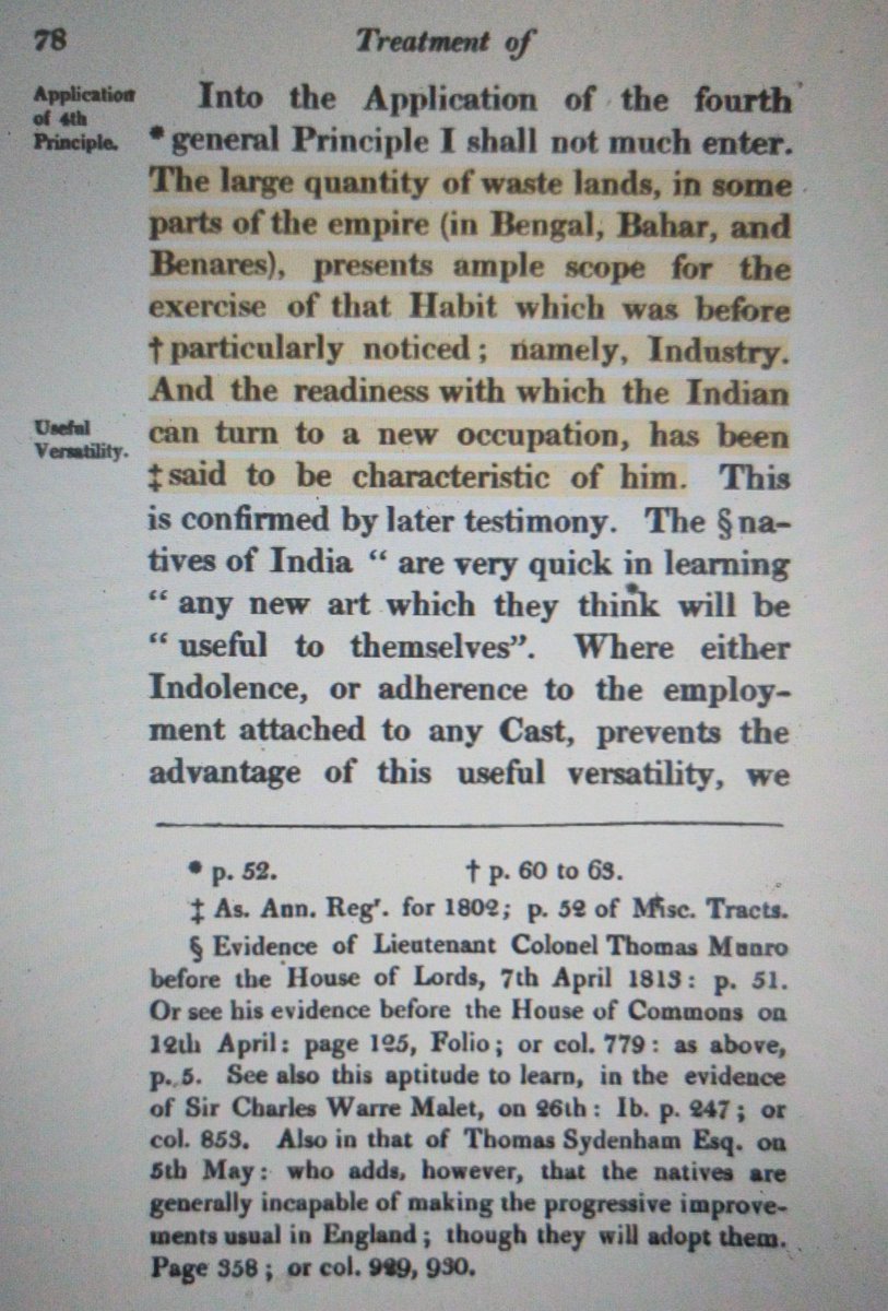 4th Principle of Civilization was applied to industrialise ample land in Bihar, Benaras, Bengal and make 'UNCIVILIZED' develope good habit. @noconversion #conversion12/n