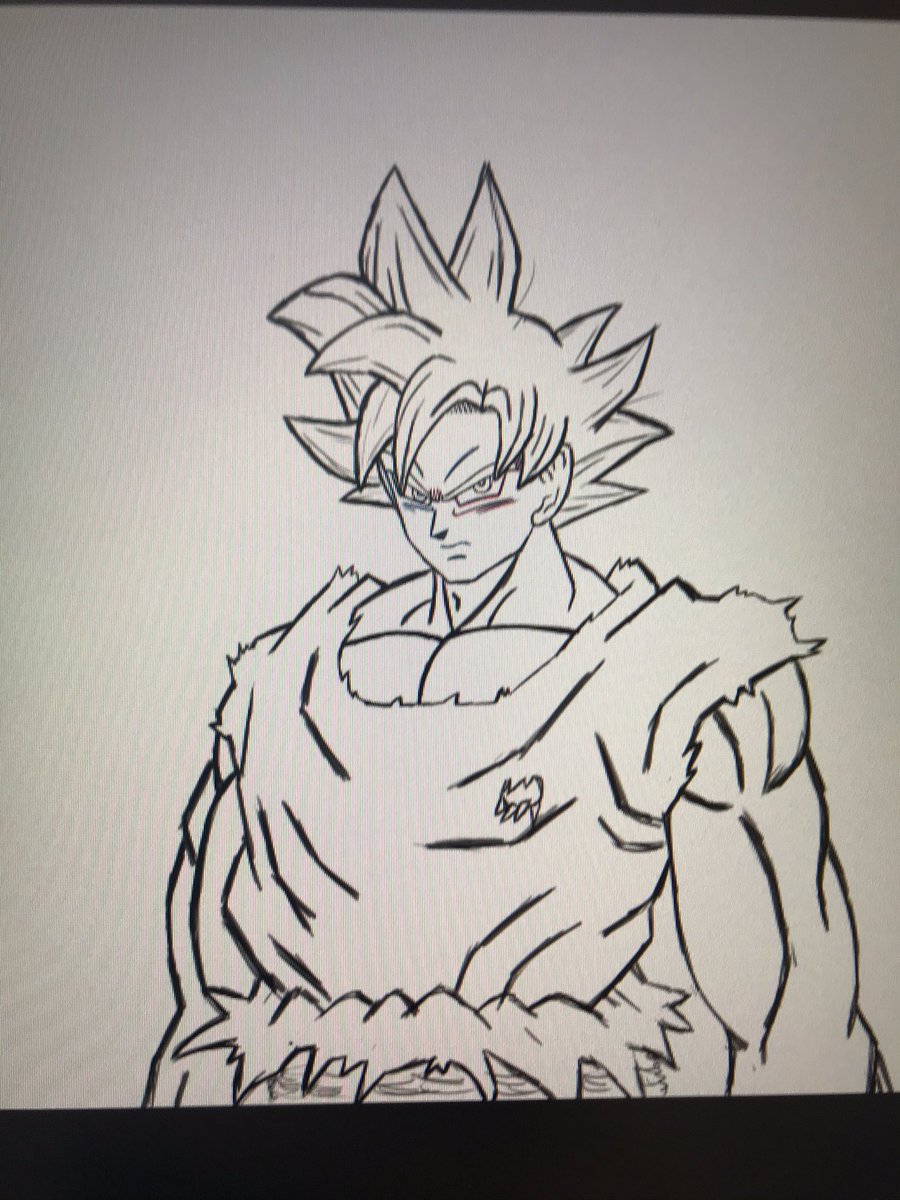 nickzusty's tweet photo. Goku UI progress, liking it much more already :3 https://t.co/7kyvj8QVIZ