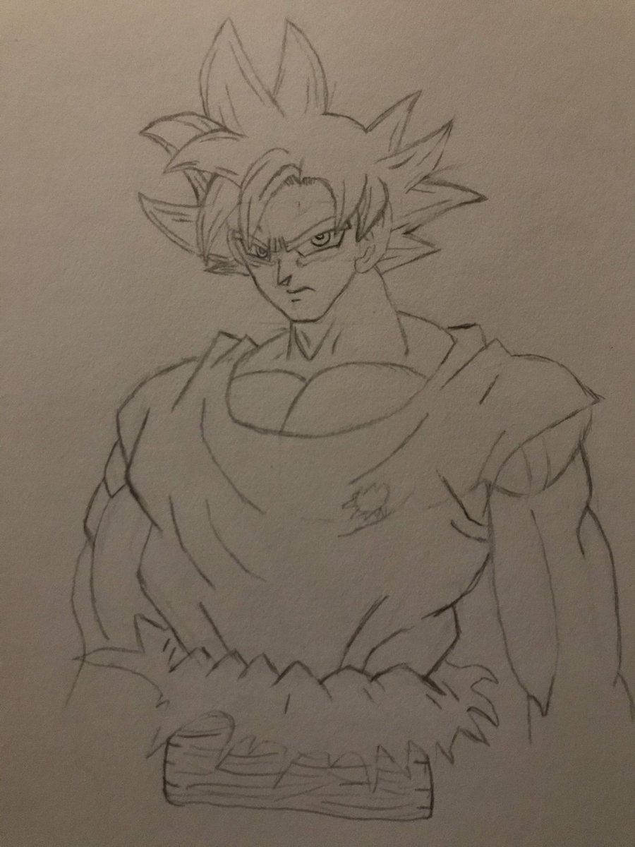 nickzusty's tweet photo. Goku UI progress, liking it much more already :3 https://t.co/7kyvj8QVIZ