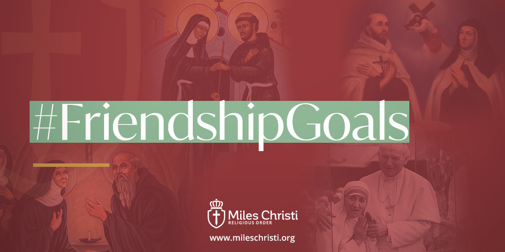 MilesChristiUS's tweet photo. Holy friends on earth...and in Heaven!

#HolyFriendship #Saints #FriendsOnEarth #FriendsInHeaven #IntercessoryPrayer #HolyLove #MilesChristi #Catholic #HolyBFF #FriendshipGoals #Catholic #ImitationOfChrist #SpiritualFriends https://t.co/vA00Dk5Sms