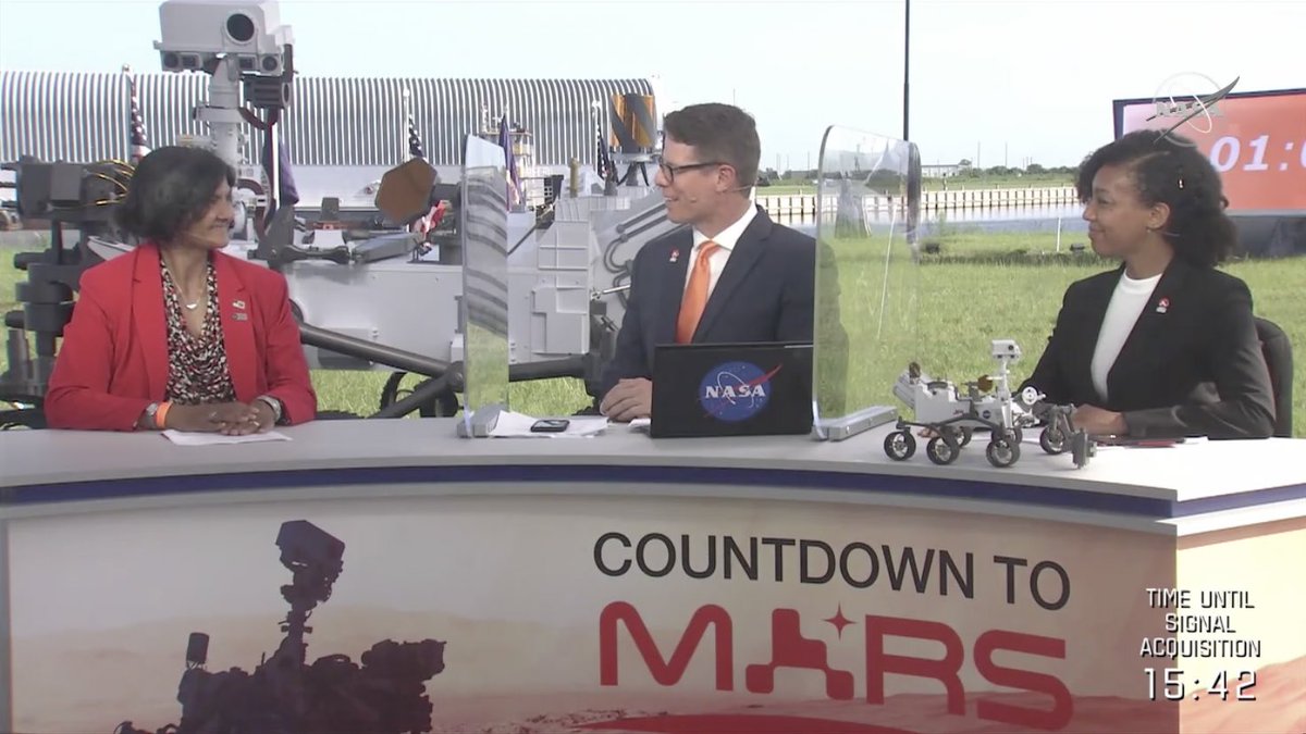 Thanks to <a href="/NASA/">NASA</a> for having me on their live broadcast to discuss the nuclear power source on <a href="/NASAPersevere/">ARCHIVED - NASA's Perseverance Mars Rover</a>. <a href="/ENERGY/">U.S. Department of Energy</a> is extremely honored to support this historic mission to the Red Planet.  
#CountdownToMars