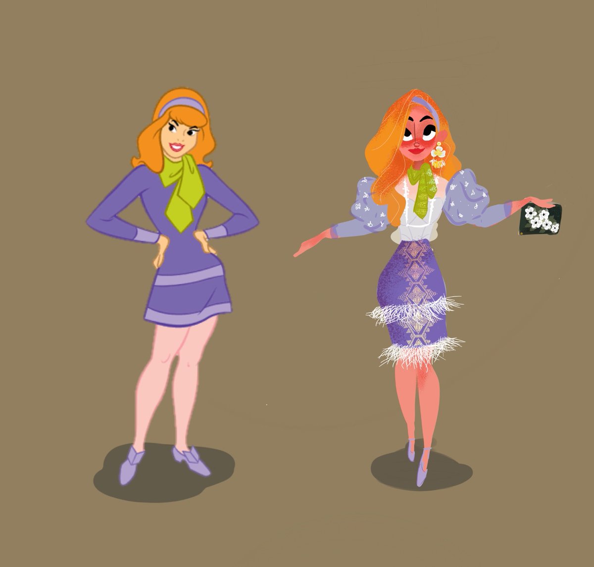 thArtofPatpat's tweet photo. My style of daphne Blake from Scooby Doo
With inaul fabric skirt and barong inspired top. *With a little flower details on the modern barong top.
#artph #FANART #inaul https://t.co/2IMAI0KSh1