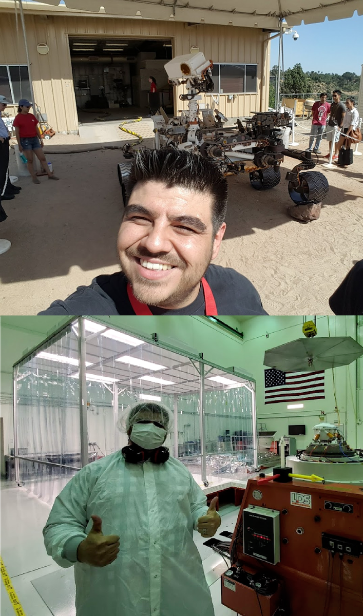 Meet Rogelio Rosas PIXL System Engineer, Thermal Engineer on  @NASAPersevere. Parents from Guadalajara & Ameca Jalisco . “My proudest achievements are the instruments that are currently operating in space: ECOSTRESS & OCO-3”  #LatinxInSpace  @nasa_es  #CuentaAtrasHaciaMarte  