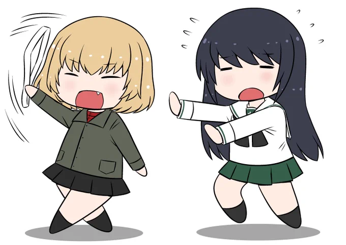 カチューシャは麻子のトレードを盗んで行きました
#ガルパン版深夜のお絵描き60分一本勝負
#ガルパン版深夜のお絵描き60分一本勝負_20200730 