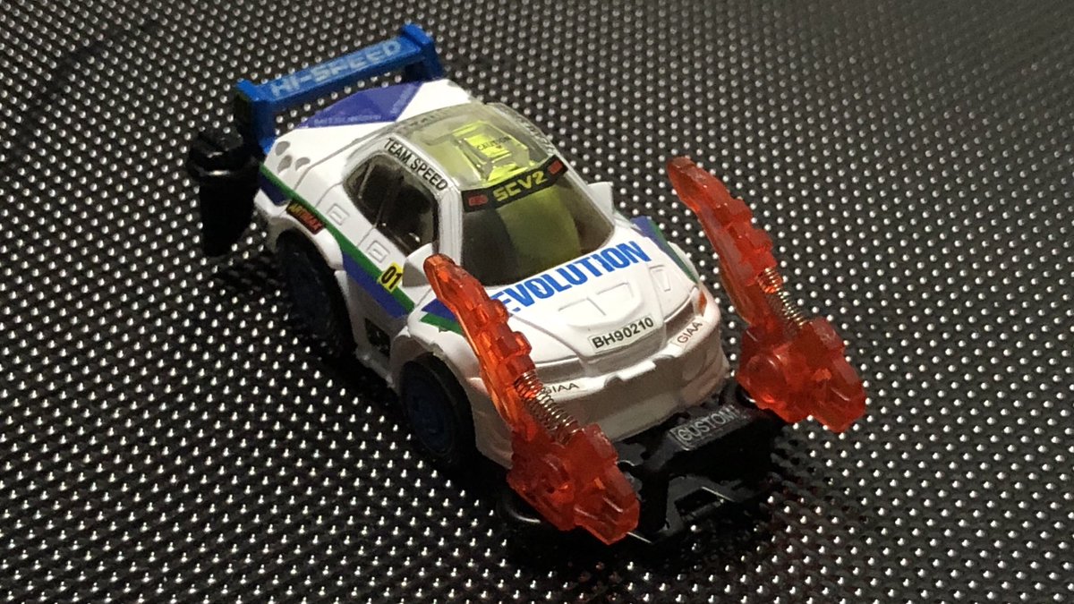イルミネーション チョロQ ランサーエボリューション カスタマブルチョロQのランサーエボリューションⅤ完成！ 昔、別コロで