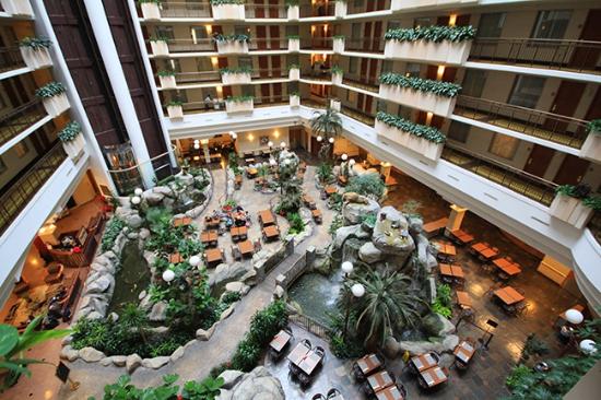 The Embassy Suites point is an extremely good one I had no idea how common the atrium design was