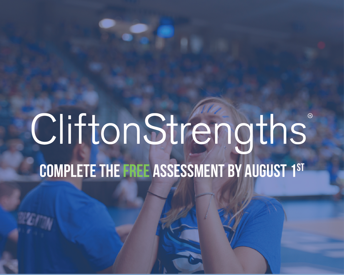 The Student Leadership and Involvement Center (SLIC) is providing you with a FREE code to take the CliftonStrengths for Students assessment. Check your email for more details. Complete the assessment by August 1st!