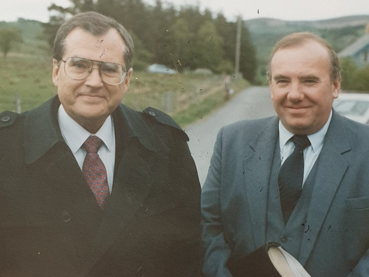 cakes14's tweet photo. @DrRTKendall just came across this photo of you with my Dad at Maesyrhelem Mid Wales many years ago! https://t.co/xWAGeoVcrm
