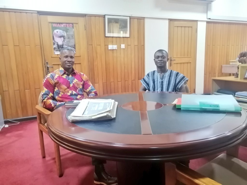 hiredconsult's tweet photo. "Coming together is a beginning, staying together is progress, and working together is success." – H.F

CEO of @hiredconsult Mr. Aggrey (@johnsaggrey) in a tête-à-tête with Executive Director Mr. Eric Lartey (@EricLartey) after the launch of the @ghwildlifesoc Membership scheme https://t.co/LOoArm0xlr
