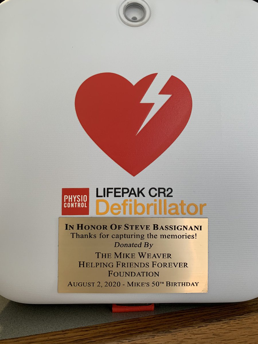 Thank you to The Mike Weaver Helping Friends Forever Foundations and the Weaver family for donating another LifePak Defibrillator to HJSHS In honor of Steve Bassignani <a href="/DerekAtherton1/">Derek Atherton</a> <a href="/kcrebasehps/">Karen Crebase</a> <a href="/milforddaily/">Milford Daily News</a> <a href="/HopedaleAP/">Timothy Johnson</a> <a href="/HopedaleSports/">Hopedale Athletics</a>
