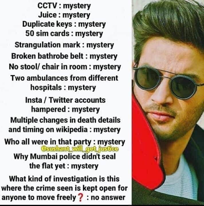 RituSha45781960's tweet image. Everything is mystery still denied to CBI... shame on you😠😡 #AnilDeshmukhSavingSSRKillers #PMModiCBIForSushant @narendramodi @AmitShah 
Please sir do something 🙏💔 #WeWantJusticeforSushant
