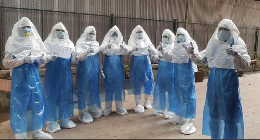 RohithOpinion's tweet photo. No combination of 26 letters can describe your work @yuva_brigade @astitvam #hospitalclean #COVID19karnataka https://t.co/zQp5i3ZpeR