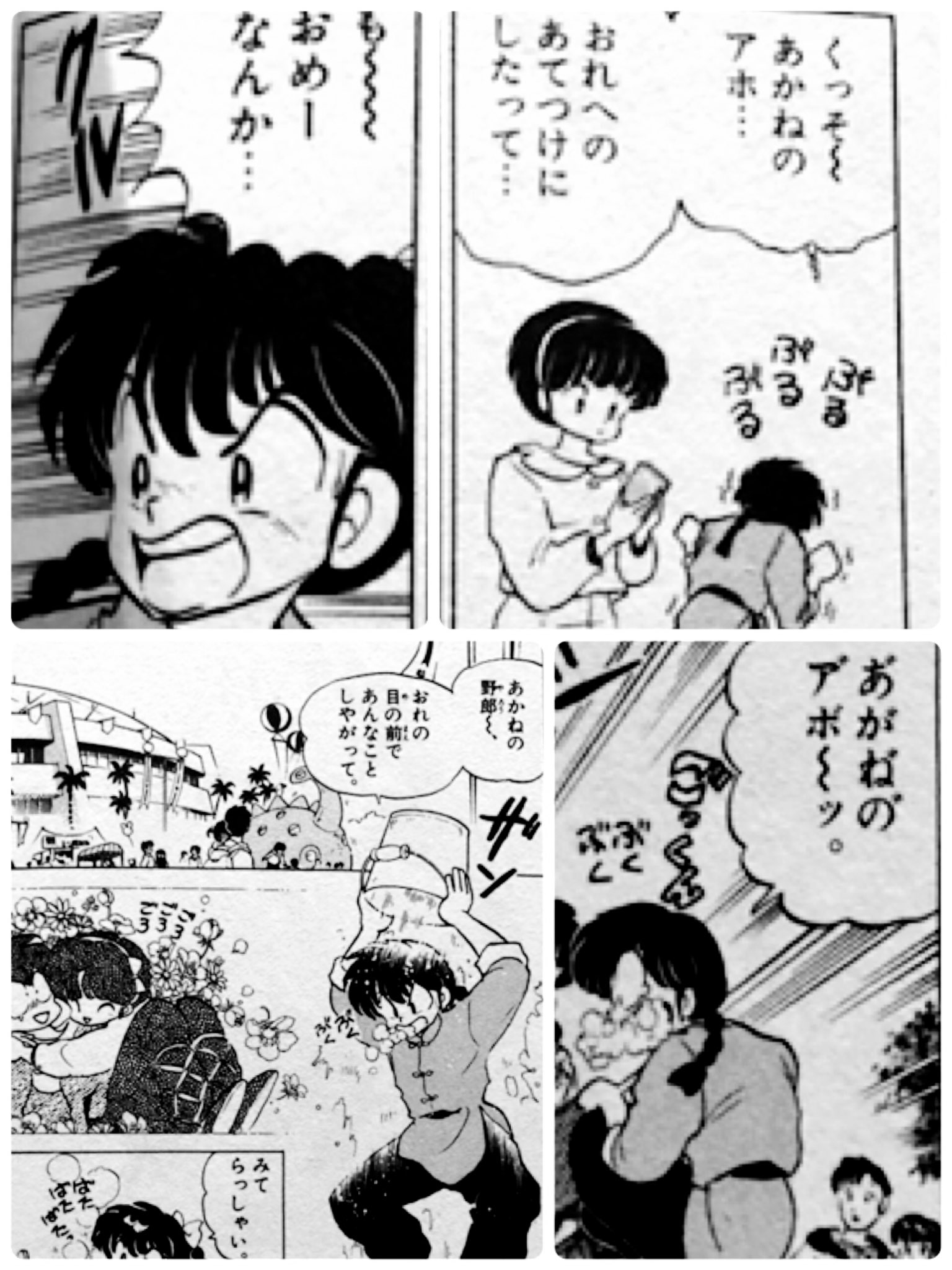 Nishiko らんま1 2 12巻10話と11話より引用 乱あ萌え語り シャンプーに種明かしされるまでの乱馬の葛藤を振り返ると もうお前なんか 知らねえ とか言ってるのに結局は良牙の恋人に化けてデートを邪魔してやろうとするわけで もう知らねえ なんて