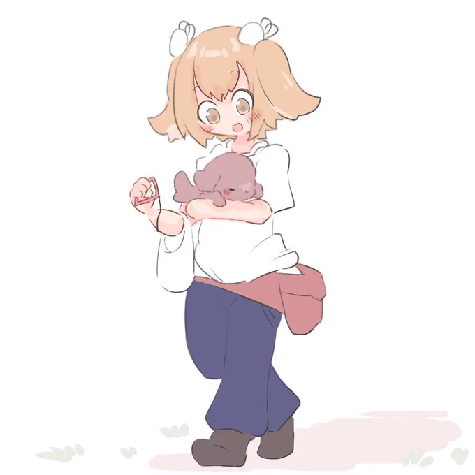 おとなしくていいこできてえらいね…✨
 #はねるあーと 