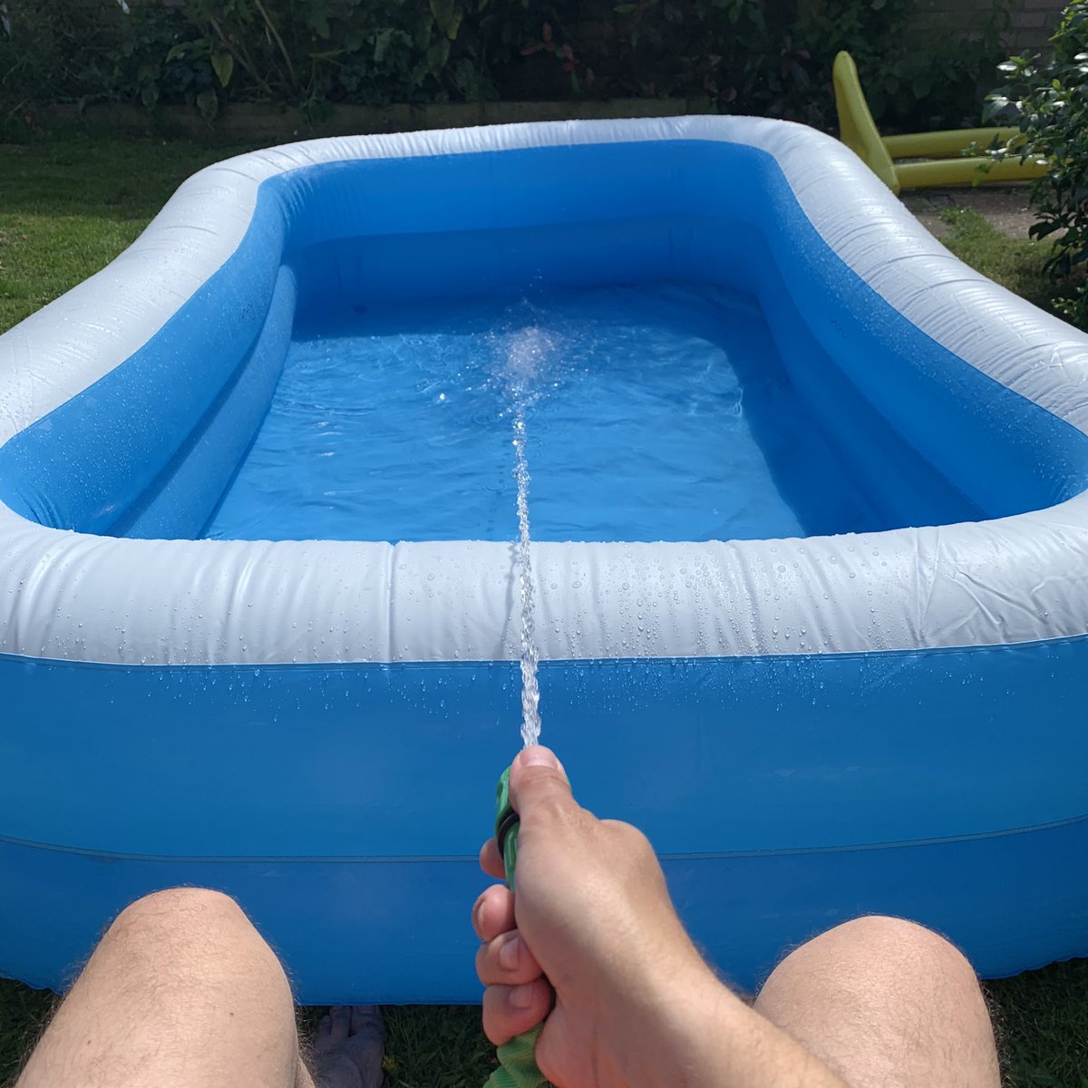 Albiestar's tweet image. This is my role. My solemn duty. My nemesis. #paddlingpool