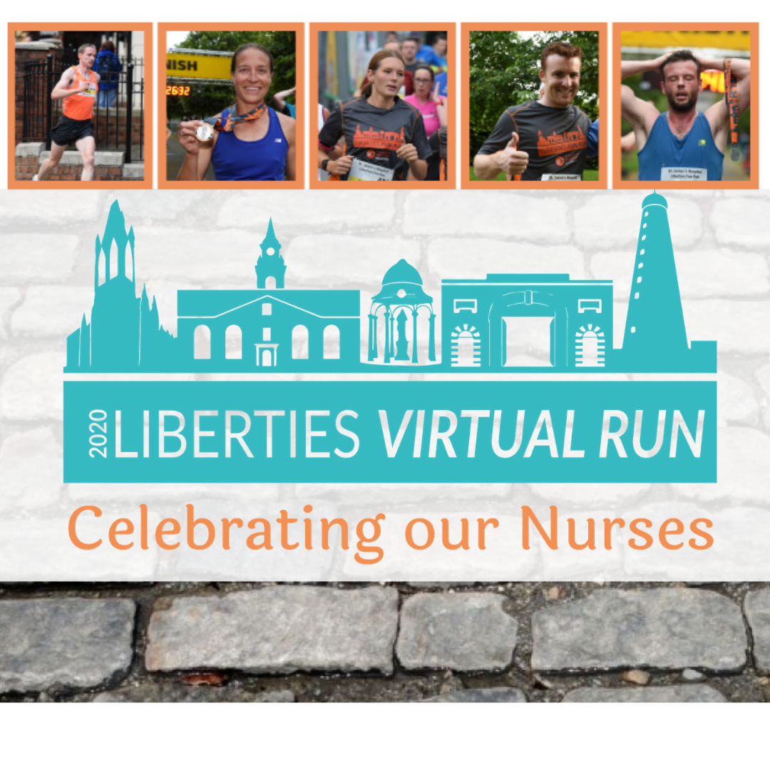 JamesFoundation's tweet photo. Thanks to everyone who signed up for our Virtual #runtheliberties in aid of our Nursing Dept @stjamesdublin Entries close tomorrow and there are only a few places left if you fancy taking on a 4mile walk/run today/tomorrow? #challenge #yearofthenurse2020 

https://t.co/xjNXbHTY97 https://t.co/VySffzZitO