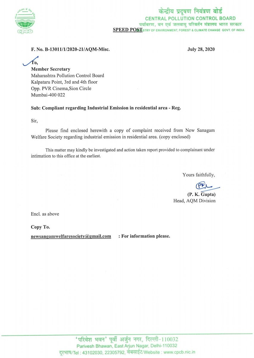 GovandiCell's tweet photo. @mybmcWardME @SwetaParab @CPCB_OFFICIAL @abuasimazmi @SJaiswal_IAS @mybmc @rais_shk @mybmcSWM @mybmcHealthDept @control_board @Maha_MEDD @drzahidkhan @rajeshtope11 @VijayTh59705018 @ceoworld @Awhadspeaks @bb_thorat @Advsaifalam @iKKAhmed @Rajaram44467440 @Aslam_Merchantt @PotholeWarriors @MumbadeviPraja @CMOMaharashtra @maha_governor Today I got confirmation mail for my complaint related with #SMS_Company the issue is escalated and CPCB team wrote a letter for ATR Report on 27th July 2020.

cc: @MCAALM1 @OnlineRTI @rtiindia @PTI_News @scroll_in @TheQuint @MumbaiMirror @Shruti_Mirror @mid_day @dabangdunia https://t.co/YeByxrMABp