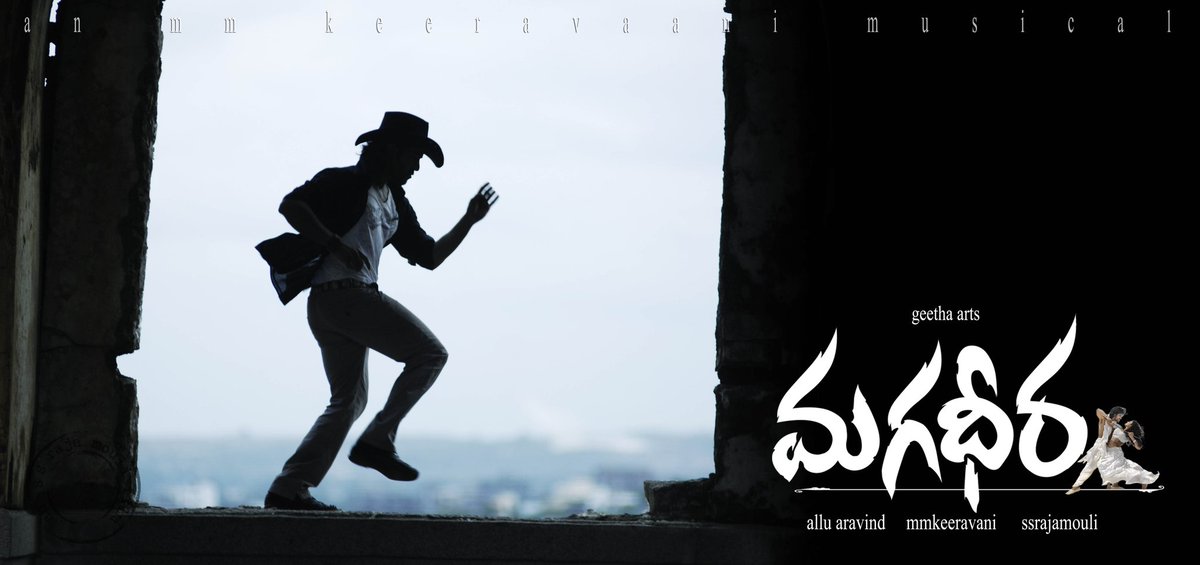 GeethaArts's tweet photo. 'MAGADHEERA' the film which shook the whole industry in terms of film making &amp; the BOX-OFFICE rampage it created in whole SOUTH INDIA is  UNMATCHABLE during it's release, went on to become INDUSTRY HIT! 🔥

@AlwaysRamCharan @ssrajamouli @MsKajalAggarwal

#11YearsForIHMagadheera https://t.co/QFeaGAJgf6