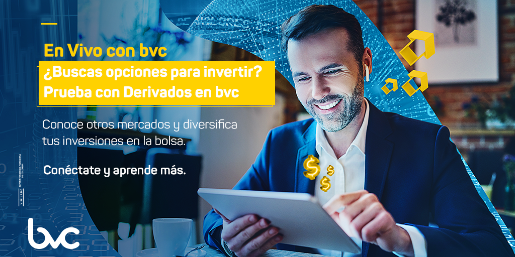 LFinancieroUDEM's tweet photo. ¿Buscas opciones para invertir? Prueba con #Derivados en #bvc @bvcColombia  #Puntobvc

Fecha: jueves 6 de agosto
Hora: 5:00 pm 
Link registro: https://t.co/atT8MSxQCJ

Este evento está disponible para todo mundo, ¡no te lo pierdas! https://t.co/PCMIkgItZw